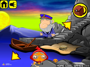 Игра Счастливая Обезьянка 40 (Monkey GO Happy 40) — играть онлайн бесплатно (изображение №3)