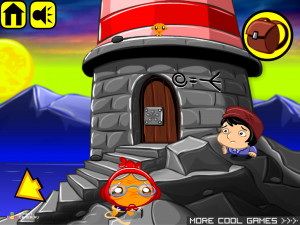 Игра Счастливая Обезьянка 40 (Monkey GO Happy 40) — играть онлайн бесплатно (изображение №4)