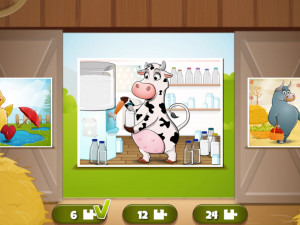 Игра Пазл для Детей: Веселая Ферма (Kids: Farm Fun) — играть онлайн бесплатно (изображение №2)