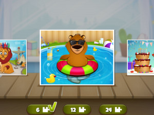 Игра Пазл для Детей: Веселые Животные (Kids: Animal Fun) — играть онлайн бесплатно (изображение №2)