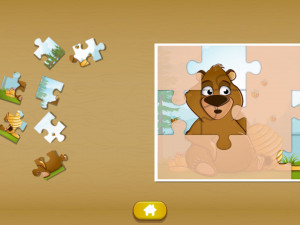 Игра Пазл для Детей: Веселые Животные (Kids: Animal Fun) — играть онлайн бесплатно (изображение №4)