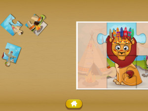 Игра Пазл для Детей: Веселые Животные (Kids: Animal Fun) — играть онлайн бесплатно (изображение №8)