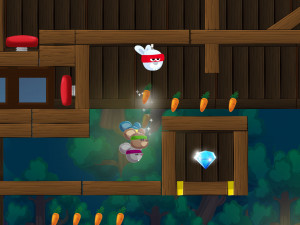 Игра Кролик Самурай: Ниндзя Шарик (Rabbit Samurai) — играть онлайн бесплатно (изображение №8)