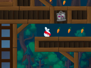 Игра Кролик Самурай: Ниндзя Шарик (Rabbit Samurai) — играть онлайн бесплатно (изображение №7)