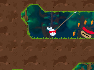 Игра Кролик Самурай: Ниндзя Шарик (Rabbit Samurai) — играть онлайн бесплатно (изображение №2)