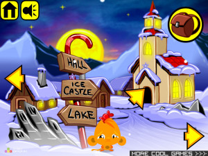 Игра Счастливая Обезьянка 42 (Monkey GO Happy 42) — играть онлайн бесплатно (изображение №2)