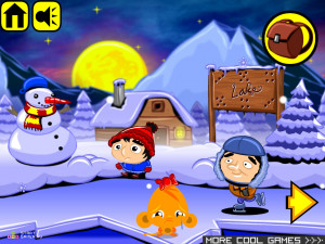 Игра Счастливая Обезьянка 42 (Monkey GO Happy 42) — играть онлайн бесплатно (изображение №3)