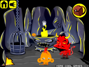 Игра Счастливая Обезьянка 42 (Monkey GO Happy 42) — играть онлайн бесплатно (изображение №11)