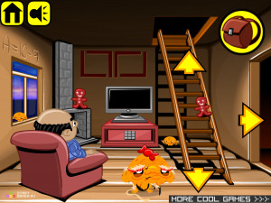 Игра Счастливая Обезьянка 44 (Monkey GO Happy 44) — играть онлайн бесплатно (изображение №3)