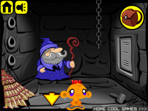 Игра Счастливая Обезьянка 45 (Monkey GO Happy 45) — играть онлайн бесплатно (изображение №10)