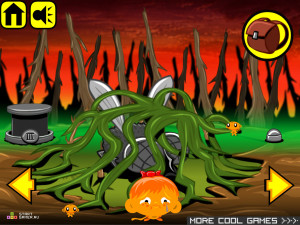 Игра Счастливая Обезьянка 46 (Monkey GO Happy 46) — играть онлайн бесплатно (изображение №2)