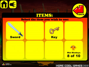 Игра Счастливая Обезьянка 46 (Monkey GO Happy 46) — играть онлайн бесплатно (изображение №3)