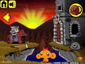 Игра Счастливая Обезьянка 48 (Monkey GO Happy 48) — играть онлайн бесплатно (изображение №2)