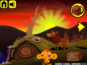 Игра Счастливая Обезьянка 48 (Monkey GO Happy 48) — играть онлайн бесплатно (изображение №3)