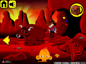 Игра Счастливая Обезьянка 49 (Monkey GO Happy 49) — играть онлайн бесплатно (изображение №3)