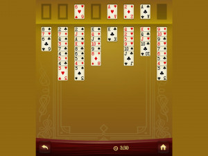 Игра Пасьянс Свободная Ячейка (Freecell Solitaire) — играть онлайн бесплатно (изображение №4)