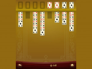 Игра Пасьянс Свободная Ячейка (Freecell Solitaire) — играть онлайн бесплатно (изображение №5)