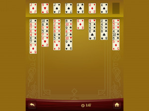 Игра Пасьянс Свободная Ячейка (Freecell Solitaire) — играть онлайн бесплатно (изображение №7)