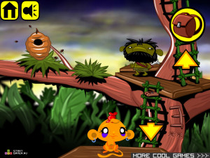 Игра Счастливая Обезьянка 52 (Monkey GO Happy 52) — играть онлайн бесплатно (изображение №4)