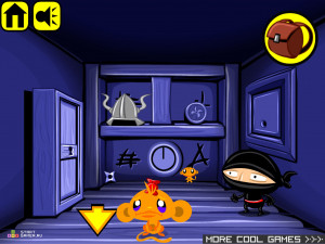 Игра Счастливая Обезьянка 55 (Monkey GO Happy 55) — играть онлайн бесплатно (изображение №4)