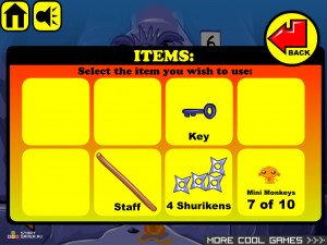 Игра Счастливая Обезьянка 55 (Monkey GO Happy 55) — играть онлайн бесплатно (изображение №6)