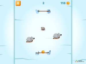 Игра Арктический Пинг-Понг (Arctic Pong) — играть онлайн бесплатно (изображение №5)