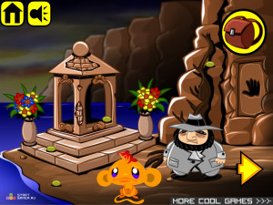 Игра Счастливая Обезьянка 58 (Monkey GO Happy 58) — играть онлайн бесплатно (изображение №3)