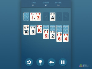 Игра Гранд Пасьянс Косынка (Solitaire Grande) — играть онлайн бесплатно (изображение №2)