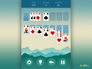 Игра Гранд Пасьянс Косынка (Solitaire Grande) — играть онлайн бесплатно (изображение №5)