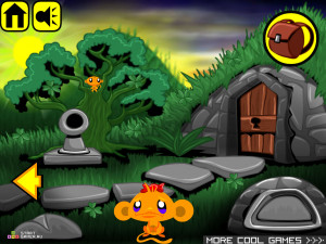 Игра Счастливая Обезьянка 64 (Monkey GO Happy 64) — играть онлайн бесплатно (изображение №3)