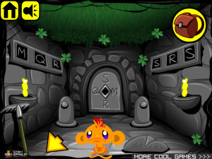 Игра Счастливая Обезьянка 64 (Monkey GO Happy 64) — играть онлайн бесплатно (изображение №5)