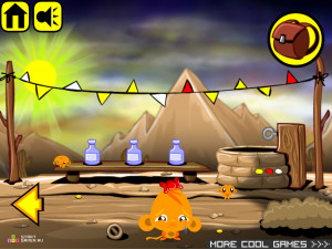 Игра Счастливая Обезьянка 65 (Monkey GO Happy 65) — играть онлайн бесплатно (изображение №4)