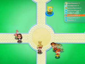 Игра Никелодеон: Салки (Nickelodeon: Tag Attack) — играть онлайн бесплатно (изображение №4)