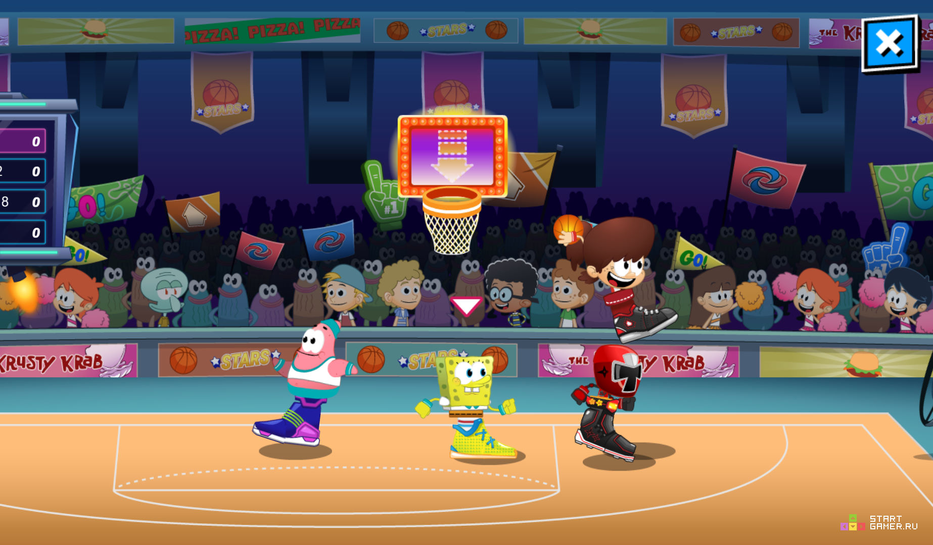 Игра Никелодеон: Звёзды Баскетбола 3 (Nickelodeon: Basketball Stars 3) - иг...