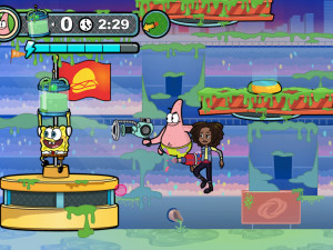 Игра Никелодеон: Поймай слайм (Nickelodeon: Capture the Slime) — играть онлайн бесплатно (изображение №4)