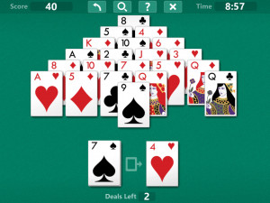 Игра Пасьянс Пирамида (Pyramid Solitaire) — играть онлайн бесплатно (изображение №3)