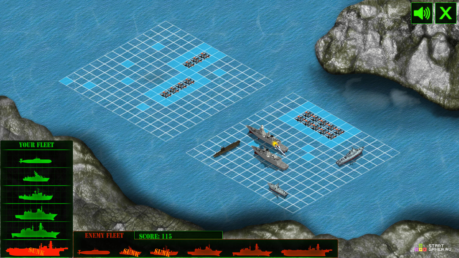Игра Морской Бой: Линкор (Battleship War) - играть онлайн бесплатно (изобра...
