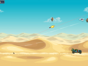 Игра Дорога Ярости: Заварушка в Пустыне (Road of Fury: Desert Strike) — играть онлайн бесплатно (изображение №4)