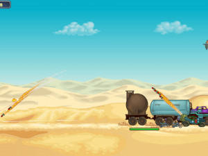 Игра Дорога Ярости: Заварушка в Пустыне (Road of Fury: Desert Strike) — играть онлайн бесплатно (изображение №7)