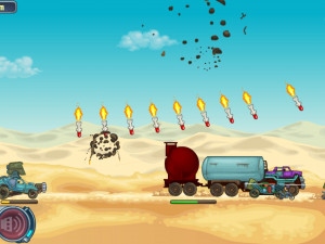 Игра Дорога Ярости: Заварушка в Пустыне (Road of Fury: Desert Strike) — играть онлайн бесплатно (изображение №3)