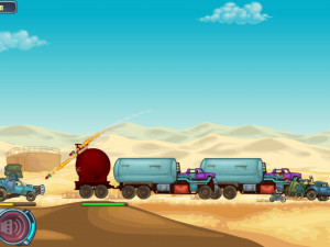 Игра Дорога Ярости: Заварушка в Пустыне (Road of Fury: Desert Strike) — играть онлайн бесплатно (изображение №5)