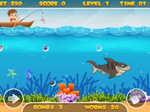 Игра Веселая Рыбалка (Fishing Frenzy) — играть онлайн бесплатно (изображение №2)