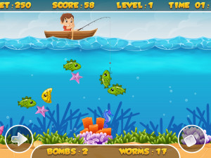 Игра Веселая Рыбалка (Fishing Frenzy) — играть онлайн бесплатно (изображение №3)