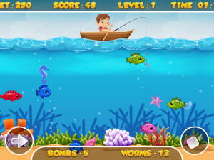 Игра Веселая Рыбалка (Fishing Frenzy) — играть онлайн бесплатно (изображение №7)