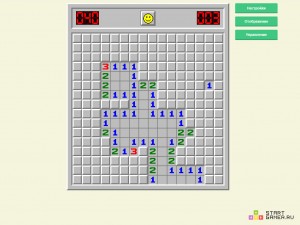 Игра Сапёр (Minesweeper) — играть онлайн бесплатно (изображение №3)