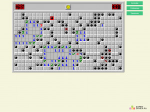Игра Сапёр (Minesweeper) — играть онлайн бесплатно (изображение №5)