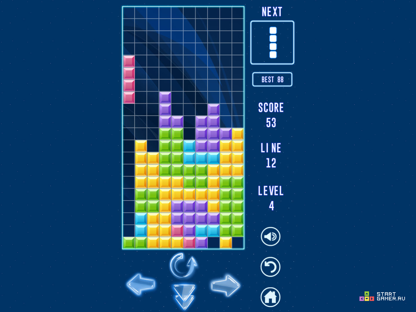 Игра Тетрис (Tetris) - играть онлайн бесплатно (изображение № 2) .