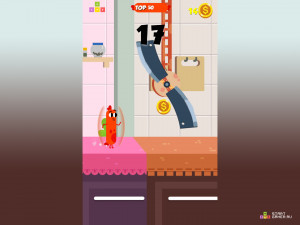 Игра Беги Сосиска Беги (Run Sausage Run) — играть онлайн бесплатно (изображение №7)