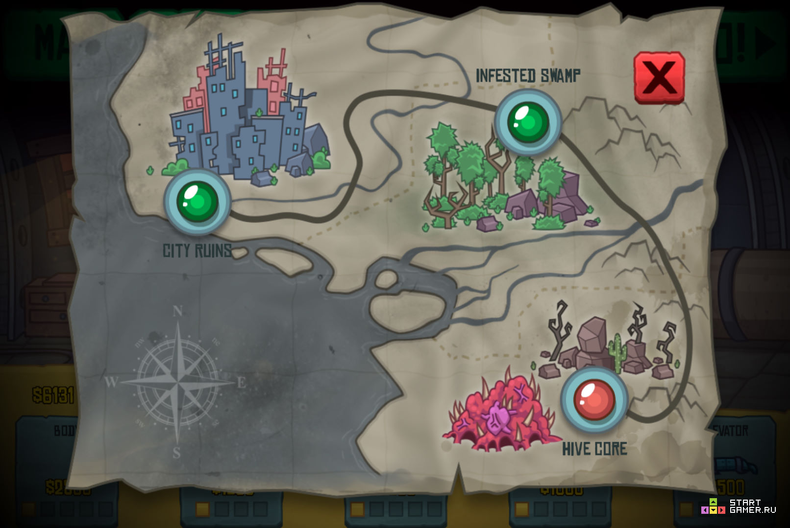 Карта смерти игра