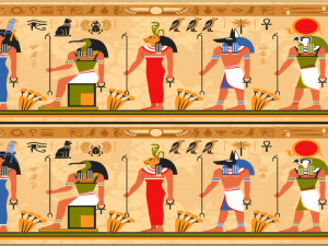 Игра Древний Египет - Найди отличия (Ancient Egypt - Spot The Differences) — играть онлайн бесплатно (изображение №3)